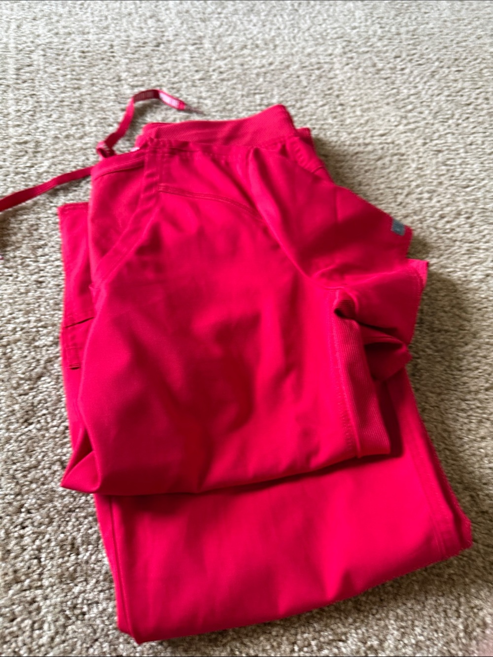 Med Couture Bright Pink Track Pants Joggers